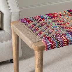 Buy ✨ Crestview Collection Lorna Woven Bench 💯 -furniture Shop unnamed file 1029