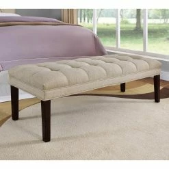 Wholesale 😍 Accentrics Home Upholstered Biscuit Tufted Bed Bench 🌟 -furniture Shop unnamed file 1043