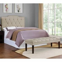 Wholesale 😍 Accentrics Home Upholstered Biscuit Tufted Bed Bench 🌟 -furniture Shop unnamed file 1044