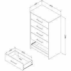 New 🎁 South Shore Londen 5 Drawer Chest 🎁 13 New 🎁 South Shore Londen 5 Drawer Chest 🎁 -furniture Shop unnamed file 1091