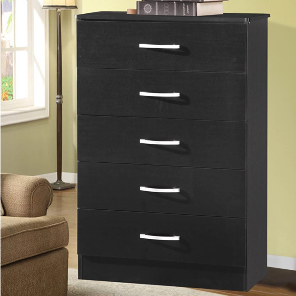 New 🧨 Hodedah 5 Drawer Chest ❤️ 4 New 🧨 Hodedah 5 Drawer Chest ❤️ - Image 2