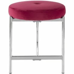 Best Pirce 🛒 LumiSource Chloe Vanity Stool ✔️ -furniture Shop unnamed file 1144