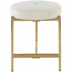 New 🤩 LumiSource Chloe Vanity Stool 👏 -furniture Shop unnamed file 1158