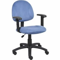 Hot Sale 😉 Presidential Seating Boss Microfiber Deluxe Posture Chair With Adjustable Arms 💯 -furniture Shop unnamed file 1259