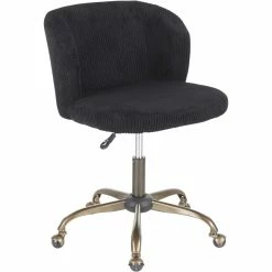 Buy 👍 LumiSource Fran Task Chair In Corduroy Fabric 🔔 -furniture Shop unnamed file 1368