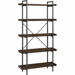 Cheapest 😀 Walker Edison 68 In. Industrial Metal Bookcase ⭐ -furniture Shop unnamed file 1414