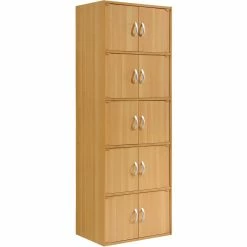 Best deal 😉 Hodedah 10 Door, 5 Shelf Bookcase 🔥