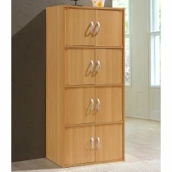 Outlet 👏 Hodedah 8 Door Storage Cabinet 🎁