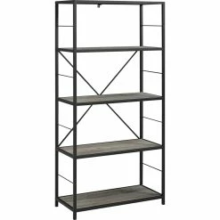Cheapest โ Walker Edison 63 In. Rustic Industrial Bookcase ๐ฏ