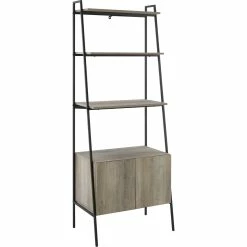 Cheapest โ Walker Edison 72 In. Industrial Wood Ladder Bookcase ๐ฅฐ