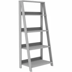 Wholesale ๐งจ Walker Edison 55 In. Modern Wood Ladder Bookcase โญ