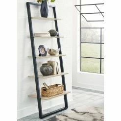 New 🛒 Signature Design By Ashley Waylowe 74 In. Bookcase ✔️ -furniture Shop unnamed file 1530