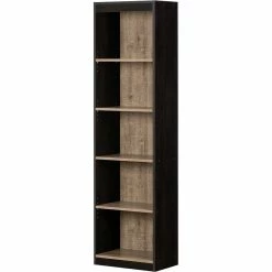 Best Sale 🌟 South Shore Axess 5 Shelf Narrow Bookcase 👏