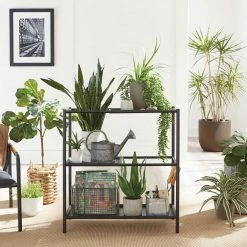 Outlet 😉 Sauder Boulevard Cafe Plant Stand Shelf ✔️