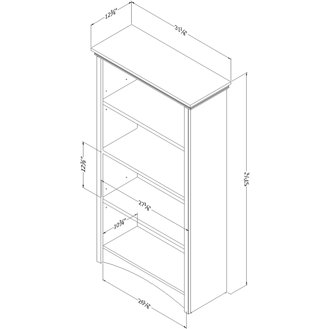 Top 10 ๐ South Shore Artwork 4 Shelf Bookcase ๐ 9 Top 10 ๐ South Shore Artwork 4 Shelf Bookcase ๐ - Image 7