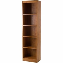 Budget 🎉 South Shore Axess 5 Shelf Narrow Bookcase 🎁 -furniture Shop unnamed file 1637