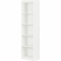 Budget 🎉 South Shore Axess 5 Shelf Narrow Bookcase 🎁 -furniture Shop unnamed file 1638