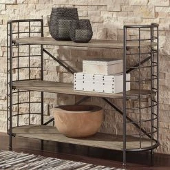 Flash Sale 🧨 Signature Design By Ashley Flintley Bookcase 🛒 -furniture Shop unnamed file 1660