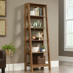 Best Sale 🔔 Sauder Trestle 5 Shelf Bookcase 😉