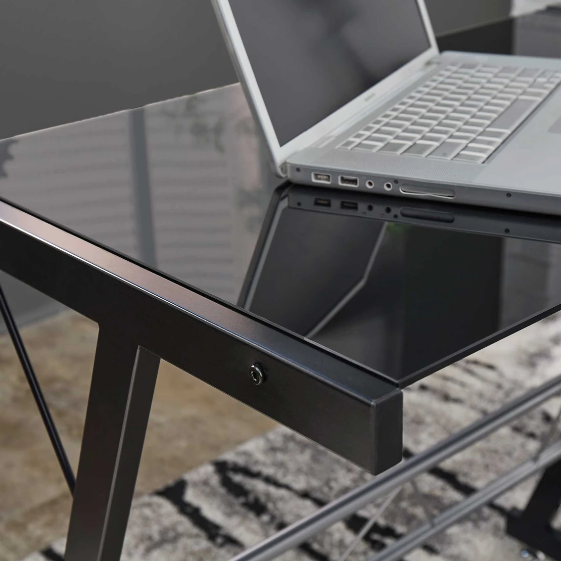 Coupon ๐ Signature Design By Ashley Mallistron Home Office L Desk ๐ 8 Coupon ๐ Signature Design By Ashley Mallistron Home Office L Desk ๐ - Image 6