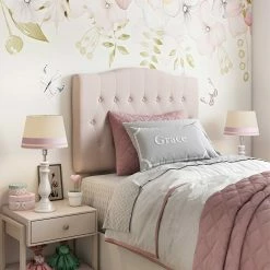 Deals 🔔 Accentrics Home Diamond Tufted Twin Upholstered Headboard, Blush 🔥