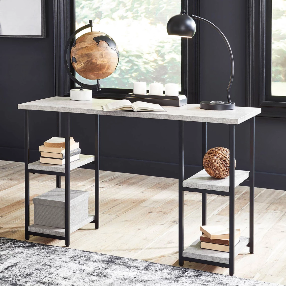 Wholesale ✔️ Signature Design By Ashley Lazabon 48 In. Home Office Desk 🌟 5 Wholesale ✔️ Signature Design By Ashley Lazabon 48 In. Home Office Desk 🌟 - Image 3