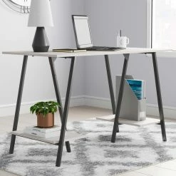 Hot Sale ❤️ Signature Design By Ashley RTA Bayflynn Home Office Desk ✨ -furniture Shop unnamed file 1885