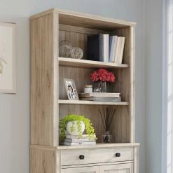 Hot Sale ⭐ Sauder 2 Shelf Library Hutch For Cabinet 💯