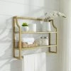 Wholesale ✨ Crosley Brands Crosley Aimee Wall Shelf In Soft Gold Finish 🎉 -furniture Shop unnamed file 2031
