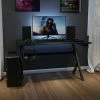 Best Pirce ⭐ Flash Furniture Gaming Desk 45.25" X 29" Computer Table Gamer Workstation With Headphone Holder And 2 Cable Management Holes 👍 -furniture Shop unnamed file 2052