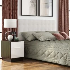 Discount 🥰 Accentrics Home Mid Century Grid Tuft Headboard ❤️