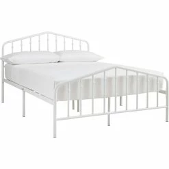 New 🥰 Signature Design By Ashley Trentlore Metal Bed 🛒