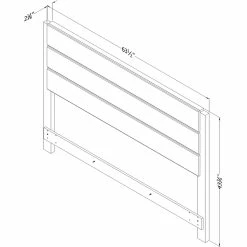 New 🛒 South Shore Munich Full Headboard 🔔 -furniture Shop unnamed file 427