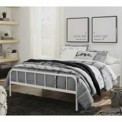 Coupon 🥰 Signature Design By Ashley White Trentlore Platform Bed 😍 -furniture Shop unnamed file 438