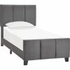 Cheapest 🎉 Accentrics Home Modern Channel Bed In Flannel 🎁 -furniture Shop unnamed file 449