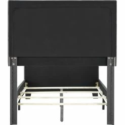 Cheapest 🎉 Accentrics Home Modern Channel Bed In Flannel 🎁 -furniture Shop unnamed file 452