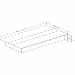 New 🛒 South Shore Libra Platform Bed ✨ -furniture Shop unnamed file 461