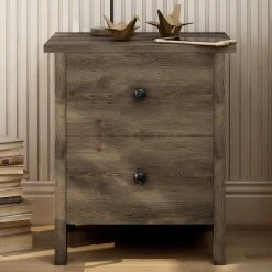 Promo ๐ Furniture Of America Daena Wood 2 Drawer Nightstand ๐