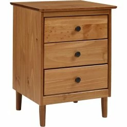 Best reviews of ๐ Walker Edison Modern 3 Drawer Nightstand ๐