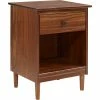 Promo 👍 Walker Edison Modern 1 Drawer Nightstand ❤️ -furniture Shop unnamed file 523