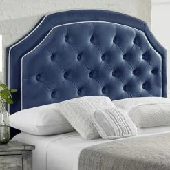 Discount 🎉 Accentrics Home Welt Trim Diamond Tufted Adjustable Headboard ⭐ -furniture Shop unnamed file 56