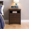 Wholesale ⌛ Prepac Fremont Tall 2 Drawer Nightstand With Open Shelf 🎁 -furniture Shop unnamed file 659