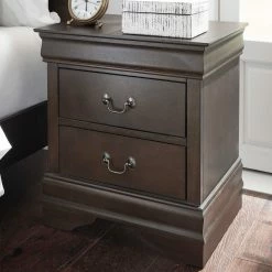 Best Sale 🔥 Signature Design By Ashley Leewarden Two Drawer Night Stand 🎁 -furniture Shop unnamed file 789