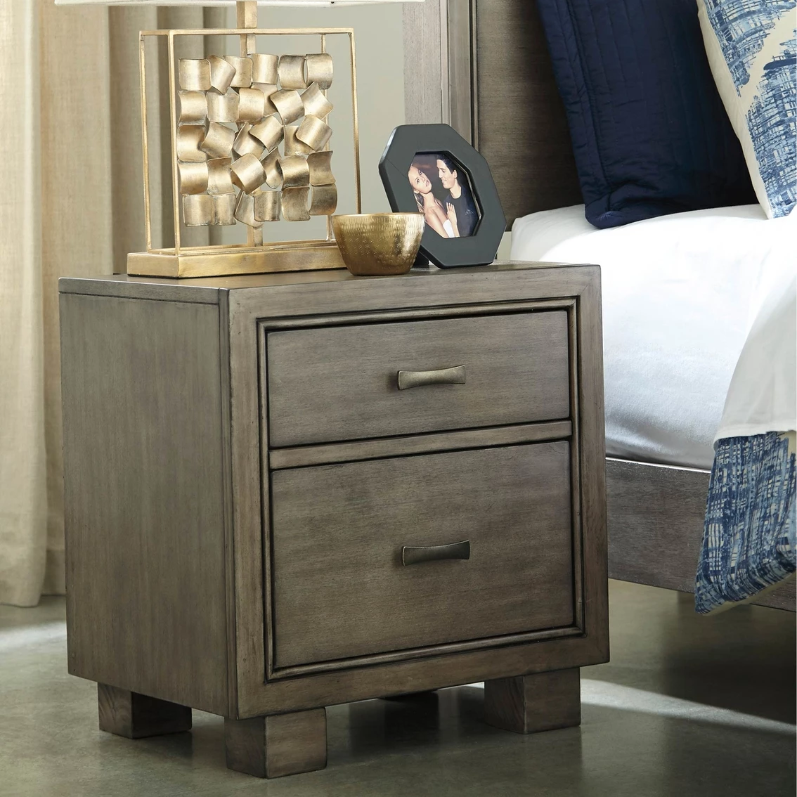 Best Pirce โจ Signature Design By Ashley Arnett 2 Drawer Nightstand ๐ 4 Best Pirce โจ Signature Design By Ashley Arnett 2 Drawer Nightstand ๐ - Image 2