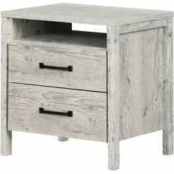 Cheapest 👏 South Shore Gravity 2 Drawer Nightstand ✔️