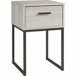Budget ⌛ Signature Design By Ashley Socalle One Drawer Nightstand ⌛