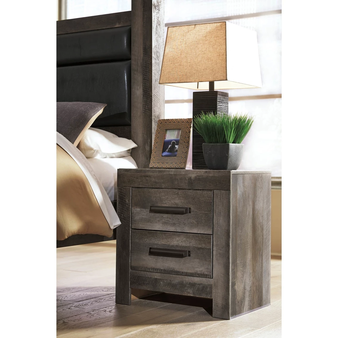 Cheapest 😀 Signature Design By Ashley Wynnlow 2 Drawer Night Stand ❤️ 4 Cheapest 😀 Signature Design By Ashley Wynnlow 2 Drawer Night Stand ❤️ - Image 2