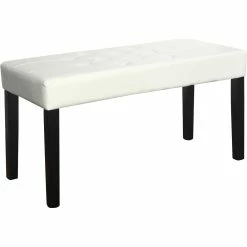 Flash Sale 😉 CorLiving Fresno 12 Panel Leatherette Bench 🔔 -furniture Shop unnamed file 950