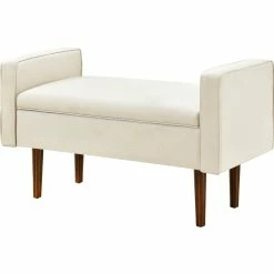 Flash Sale ❤️ Accentrics Home Mid Century Upholstered Bench With Storage 😉 -furniture Shop unnamed file 967