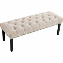 Cheap ⌛ Accentrics Home Beige Diamond Button Tufted Upholstered Bed Bench ✨ 8 Cheap ⌛ Accentrics Home Beige Diamond Button Tufted Upholstered Bed Bench ✨ -furniture Shop unnamed file 976
